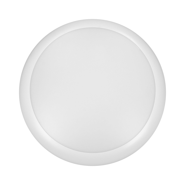 LAPIS LED 12W ceiling light, 800lm, IP65, 4000K, IK10, milky PC, white